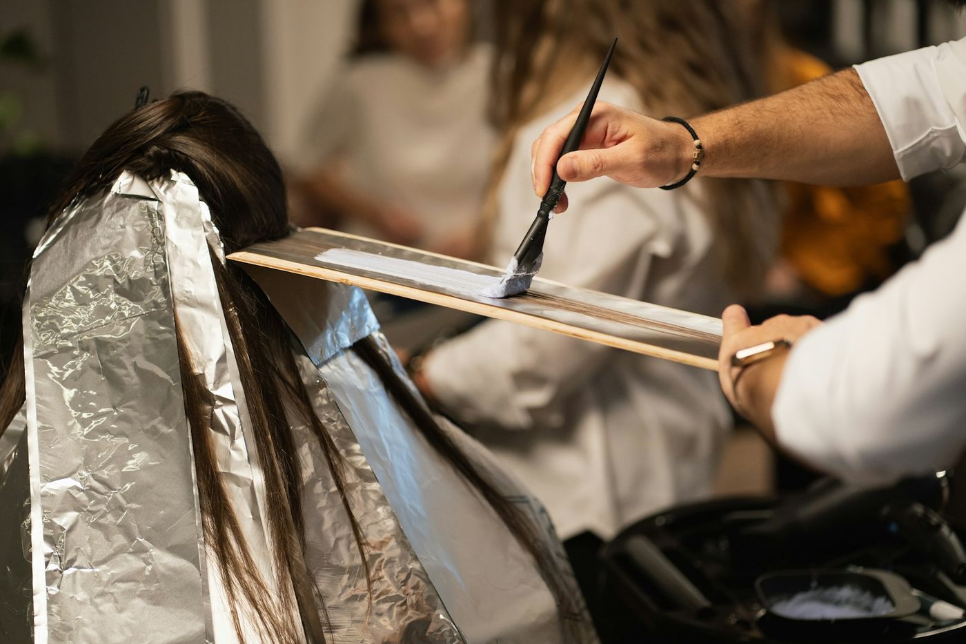 Coiffage après balayage