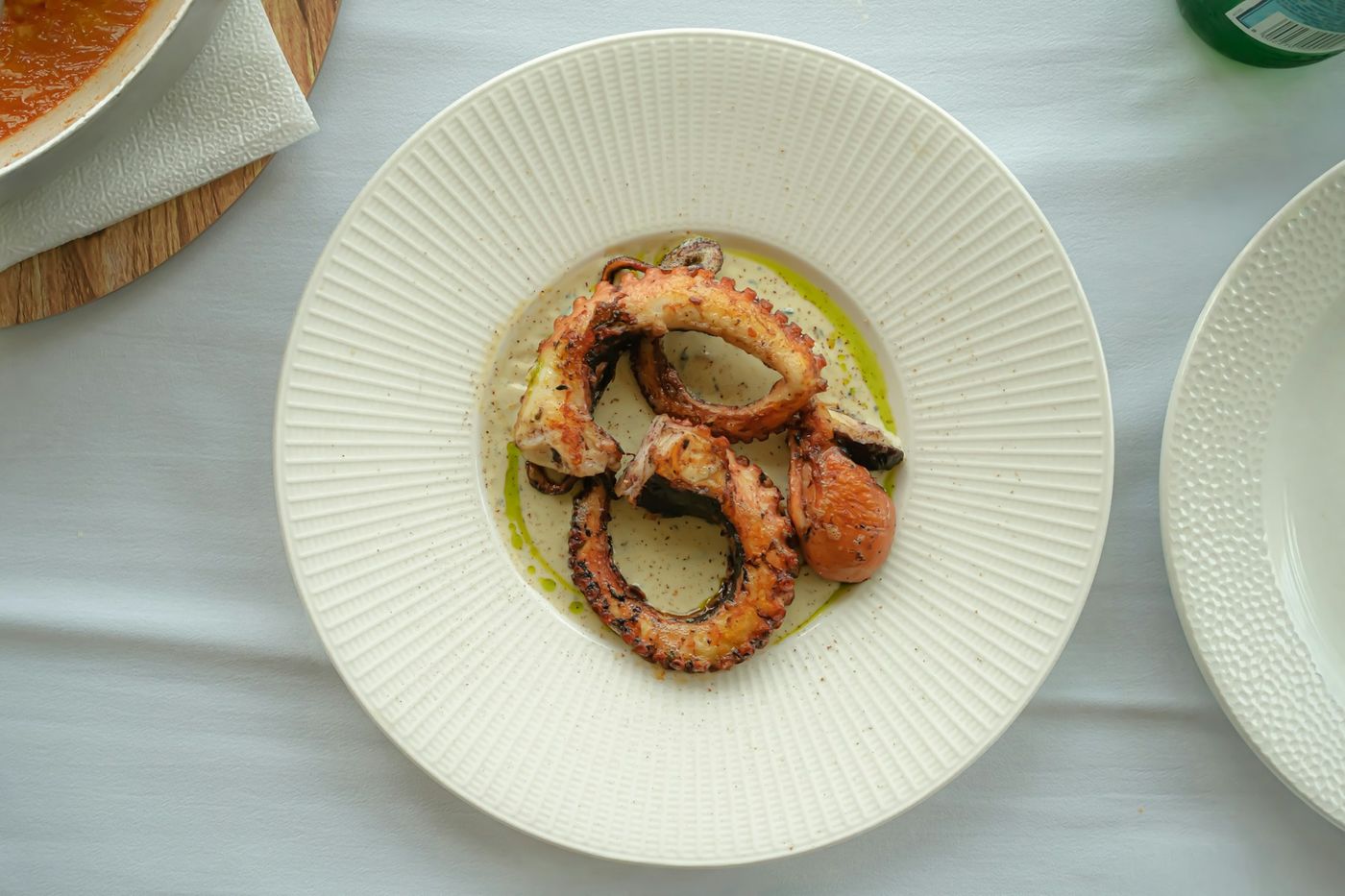 Poulpe grillé