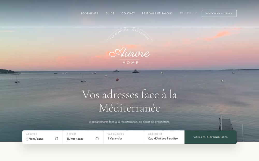 Site Aurore Home