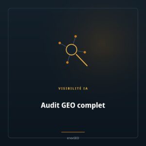 Loupe sur un graphe de citations, illustrant l audit de visibilite dans les IA