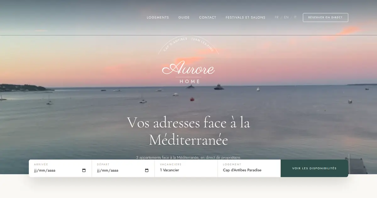 Site Aurore Home